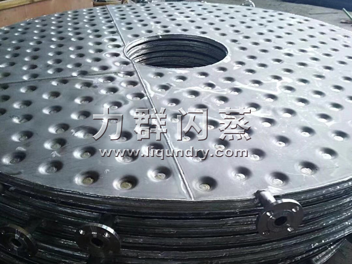 鈦材盤式幹燥機加（jiā）熱大（dà）圓盤